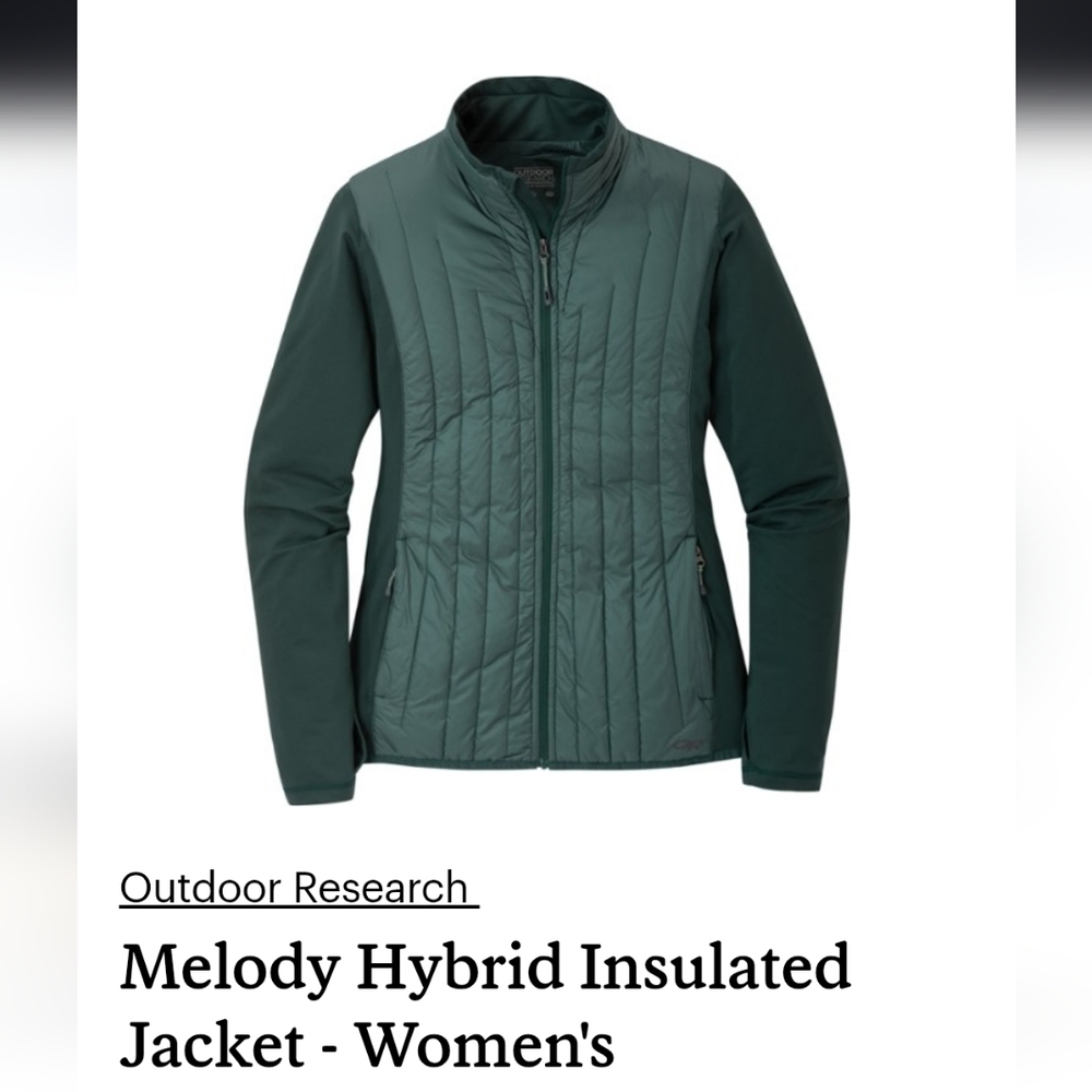 ISO! Outdoor Research Green Hybrid Jacket